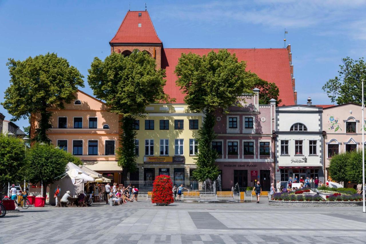 Ahoy Puck Apartament Przy Plazy Z Widokiem Na Morze Buitenkant foto